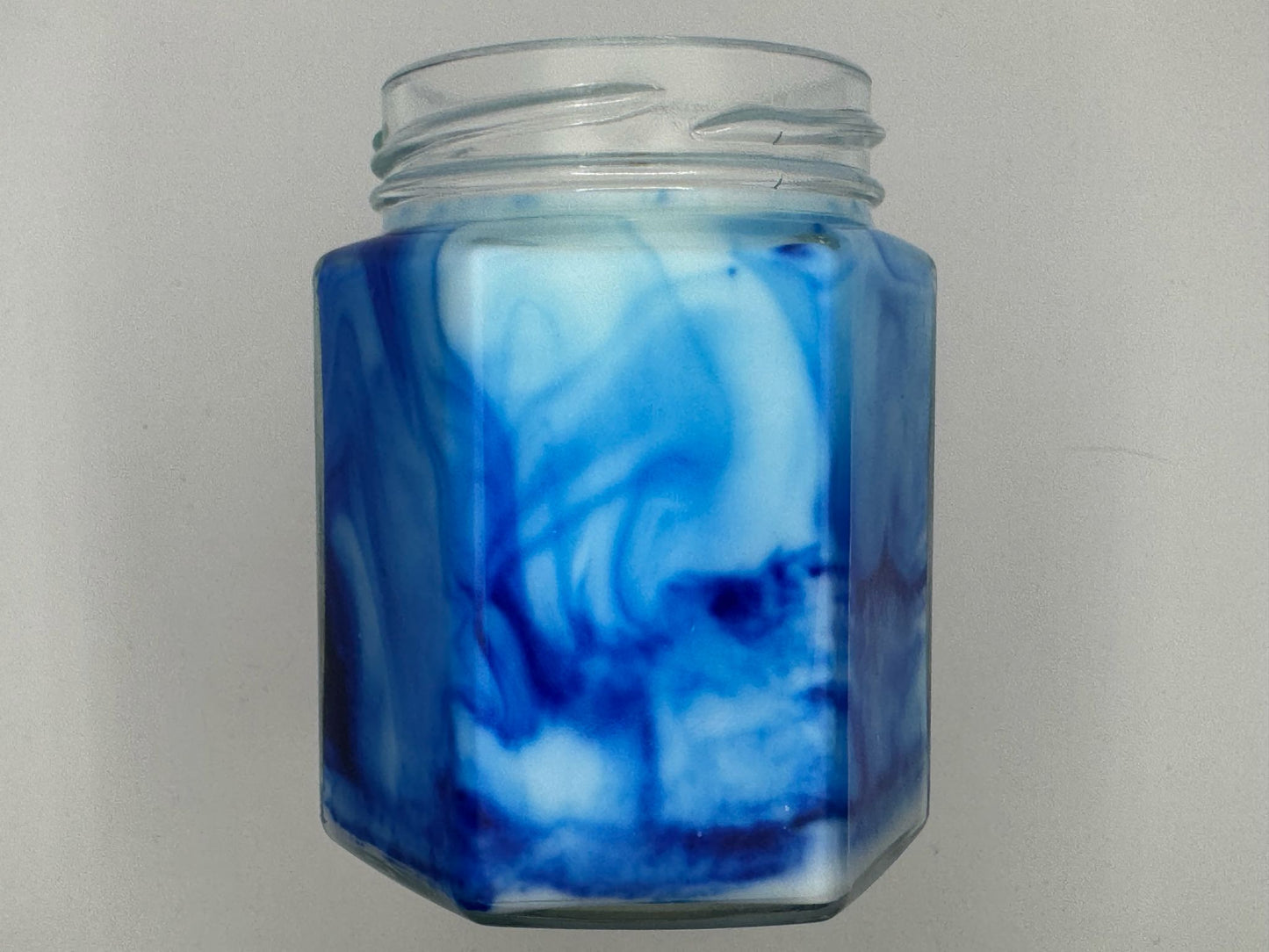 Lumânare parfumată - Marble Albastru Oceanic