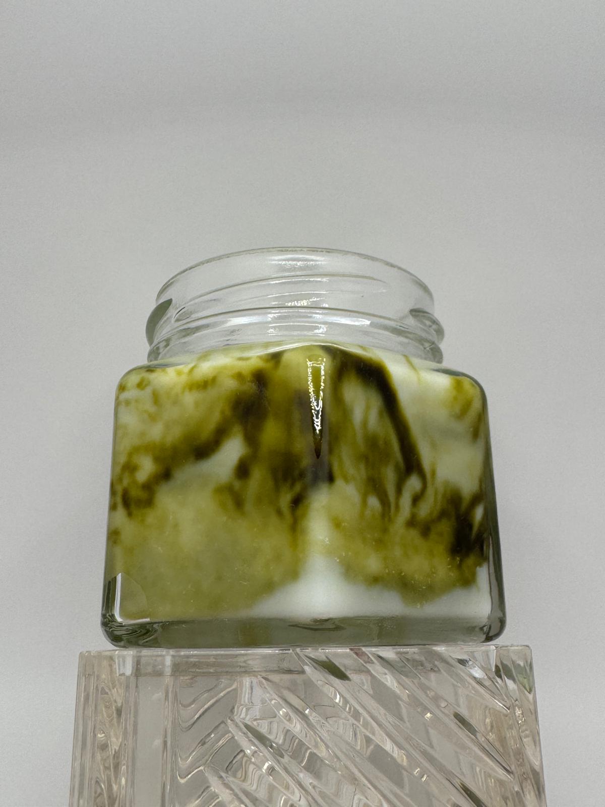 Scented candle - Marble Olive Green