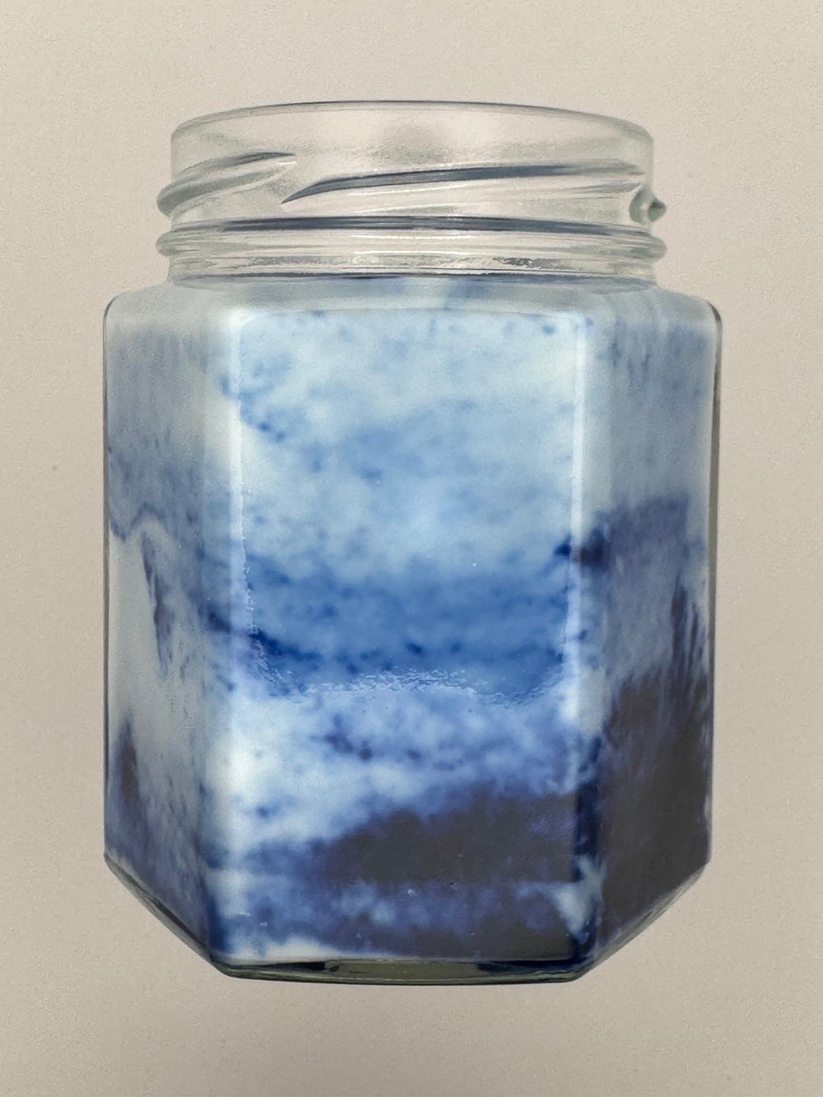 Scented candle - Blue Marble