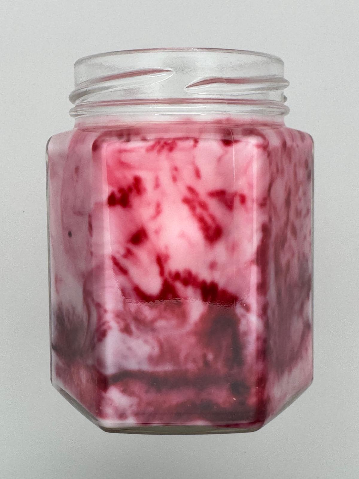 Scented candle - Marble Burgundy
