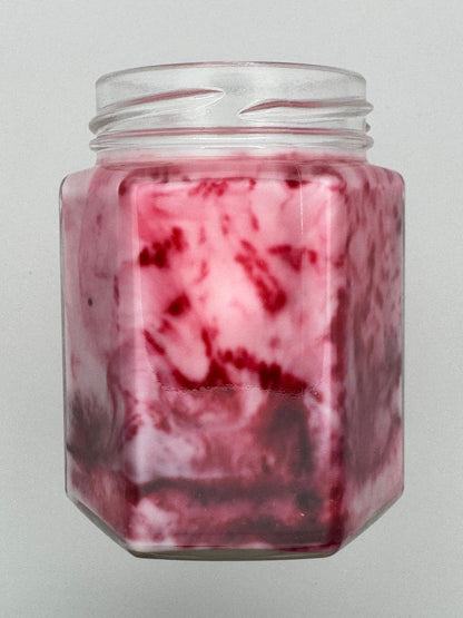 Scented candle - Marble Burgundy
