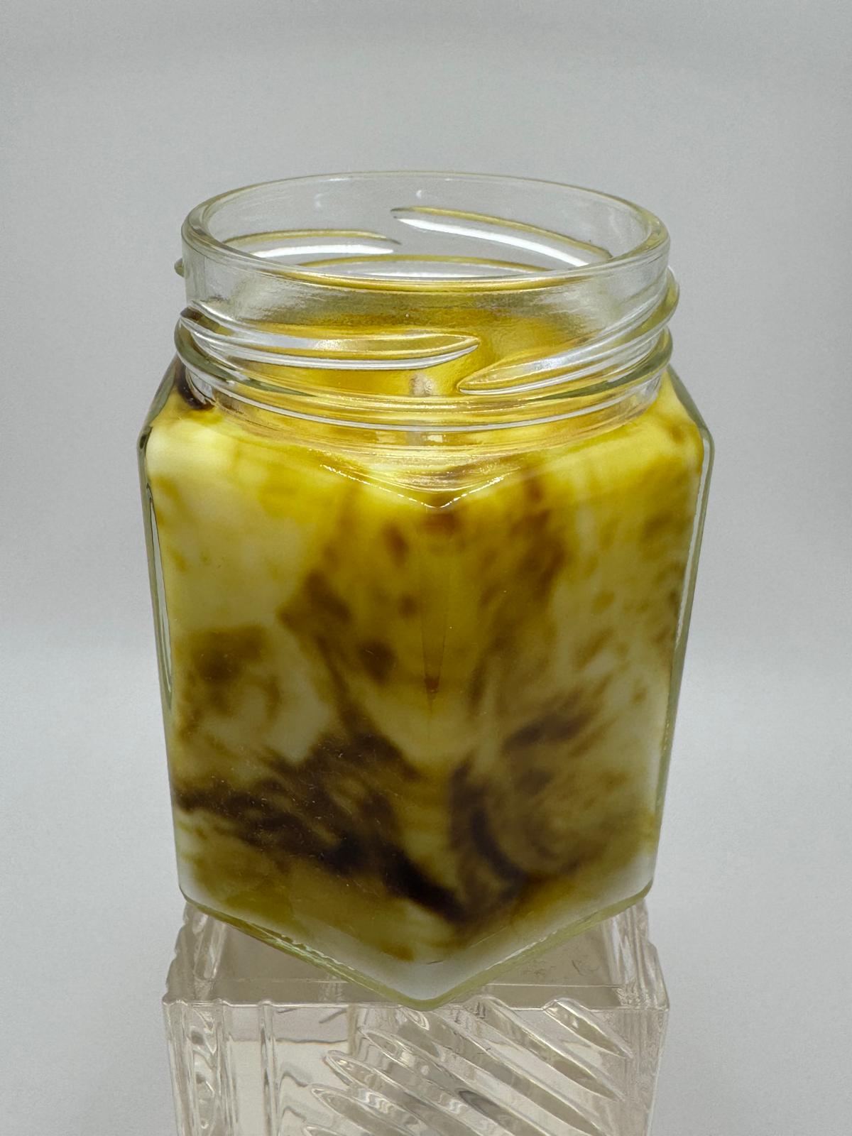 Scented candle - Marble Yellow Golden