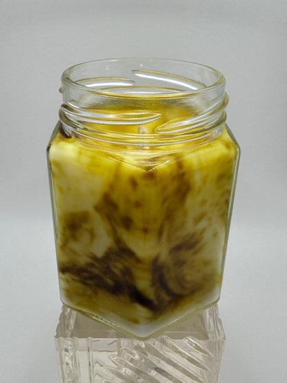 Scented candle - Marble Yellow Golden
