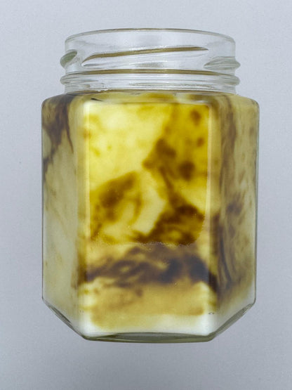 Scented candle - Marble Yellow Golden