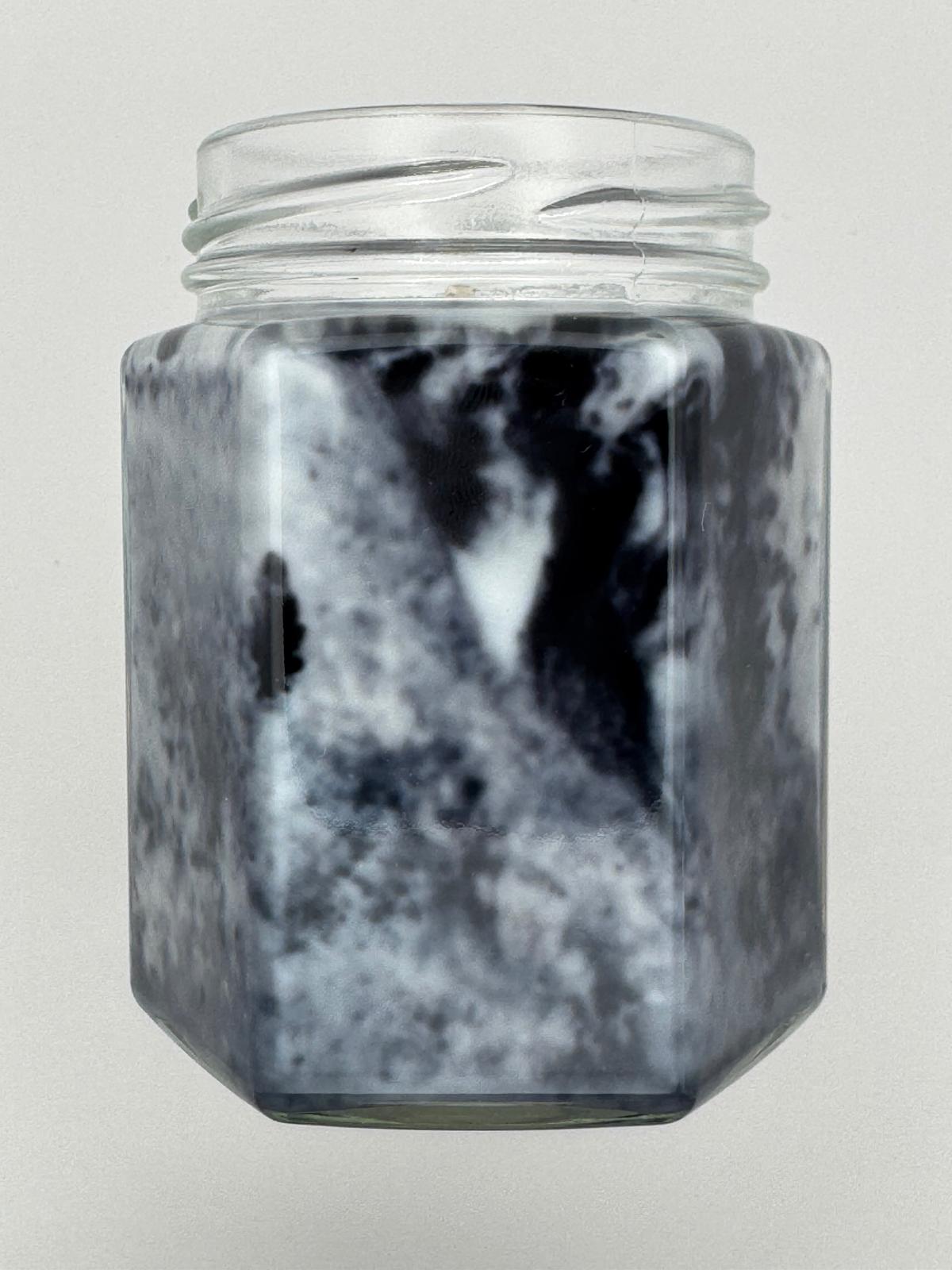 Scented candle - Black Marble