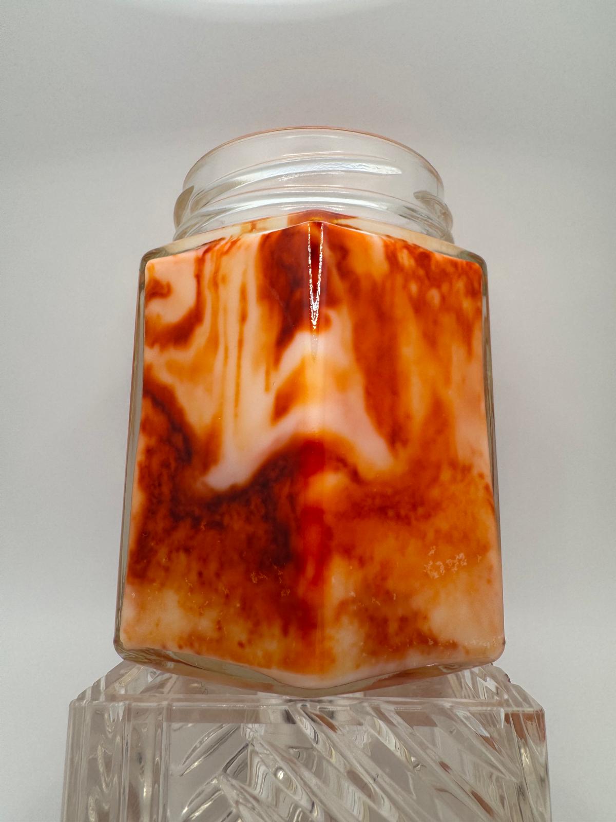 Scented candle - Marble Deep Orange
