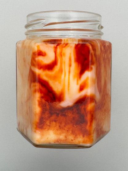 Scented candle - Marble Deep Orange