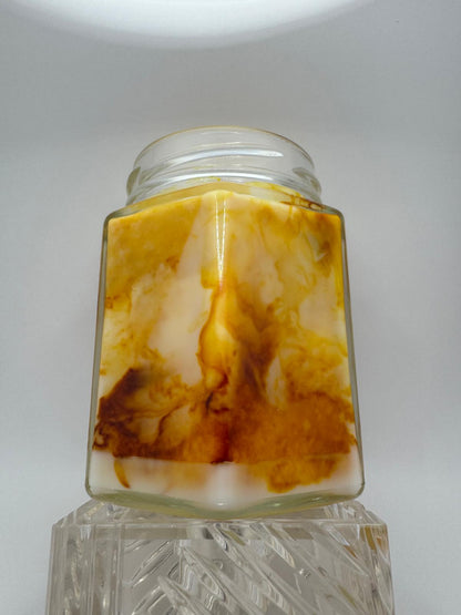 Scented candle - Marble Orange