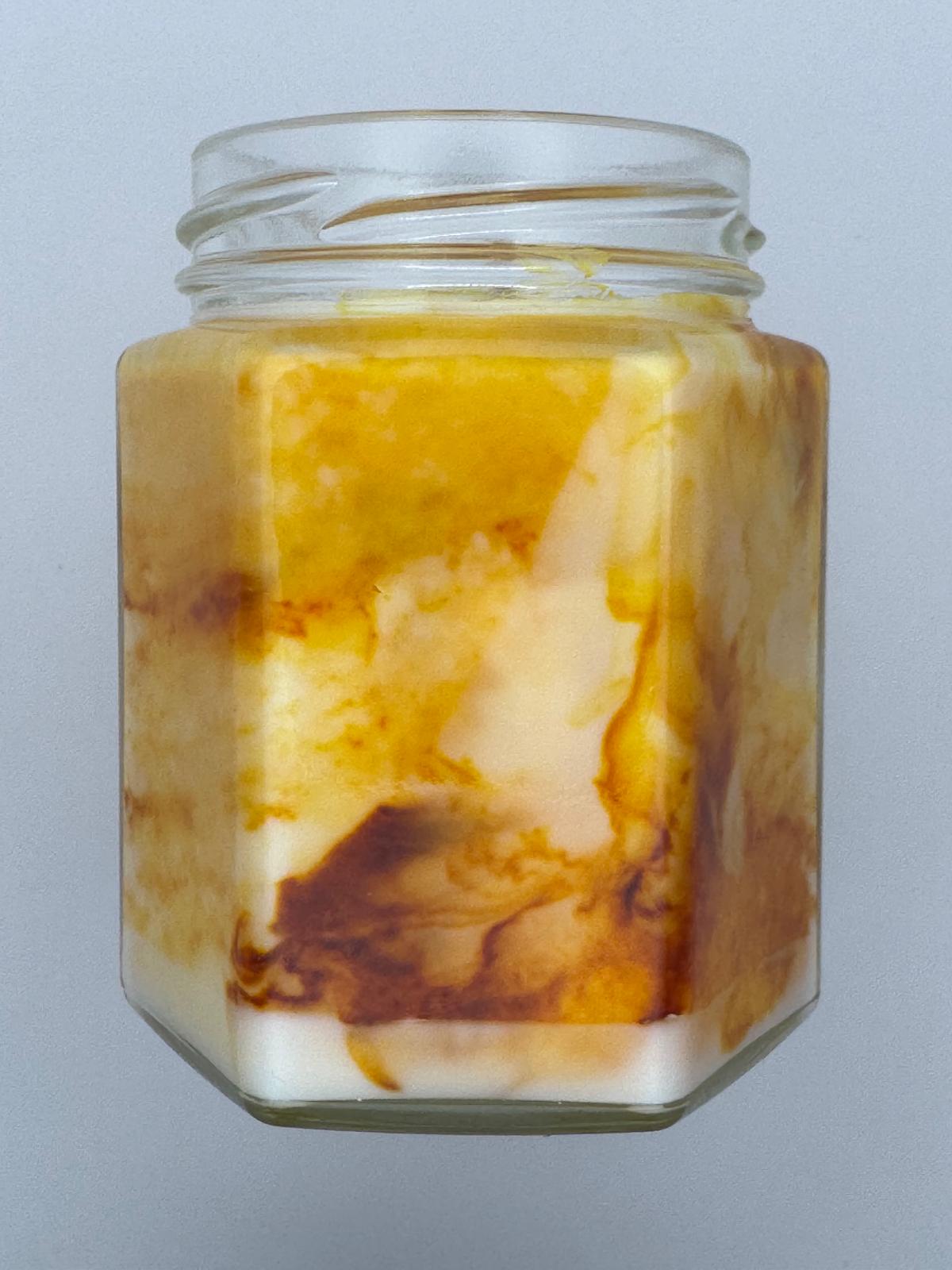Scented candle - Marble Orange