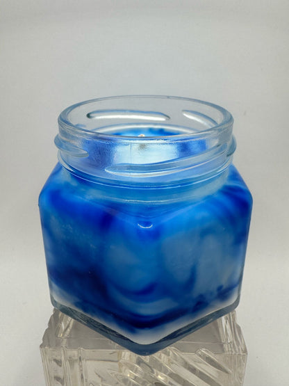 Lumânare parfumată - Marble Albastru Oceanic