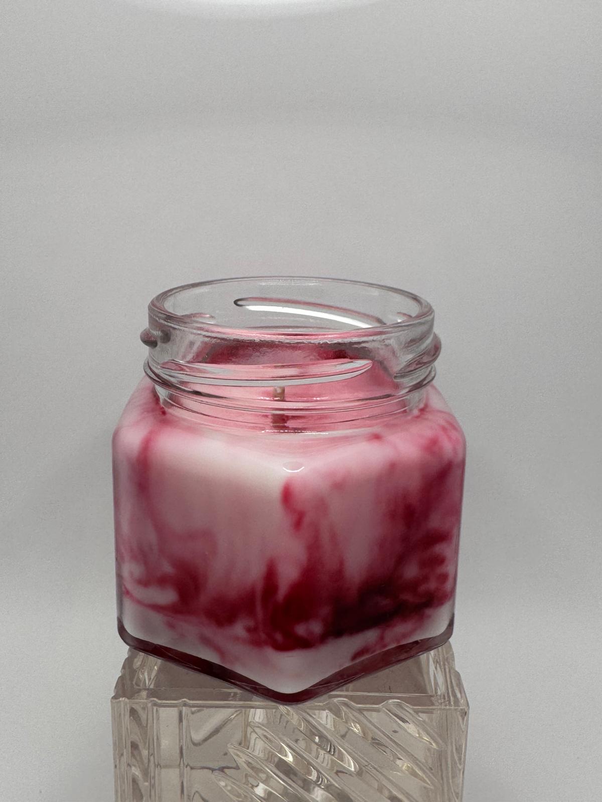 Scented candle - Marble Burgundy