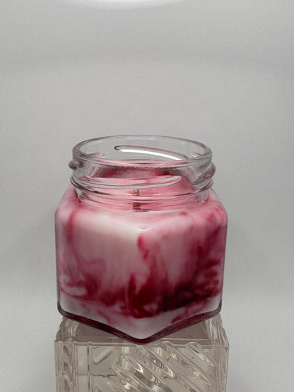 Scented candle - Marble Burgundy