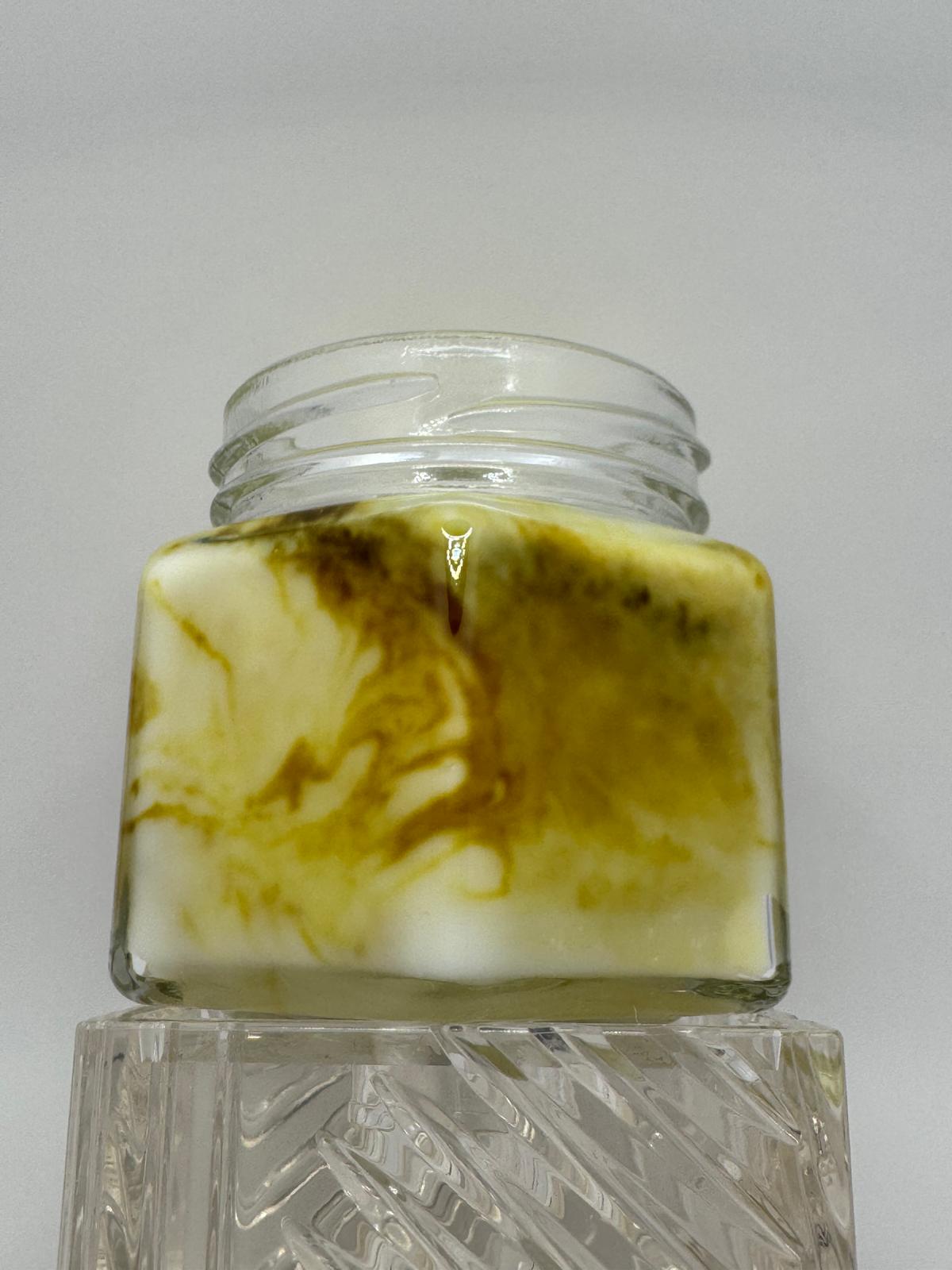 Scented candle - Marble Yellow Golden
